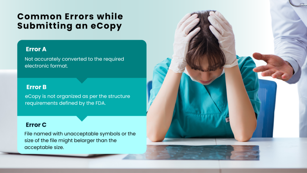 Common Errors while Submitting an eCopy