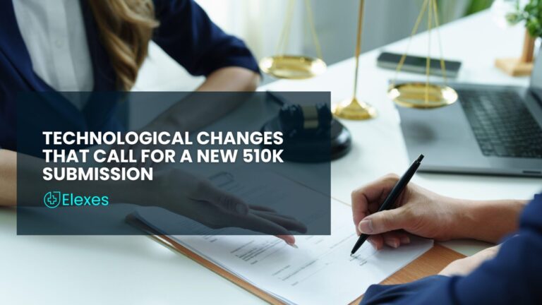 technological changes that call for new 510(k) submission